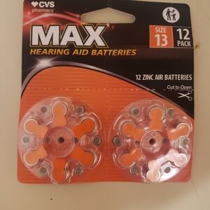 CVS Max Hearing Aid Batteries Size 13